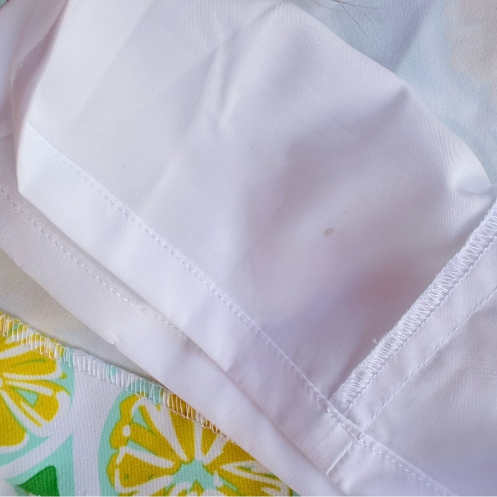 Sail to Sable STS Lemon Print Sleeveless Mini Shift Sheath Dress Size M $218 - Picture 11 of 11